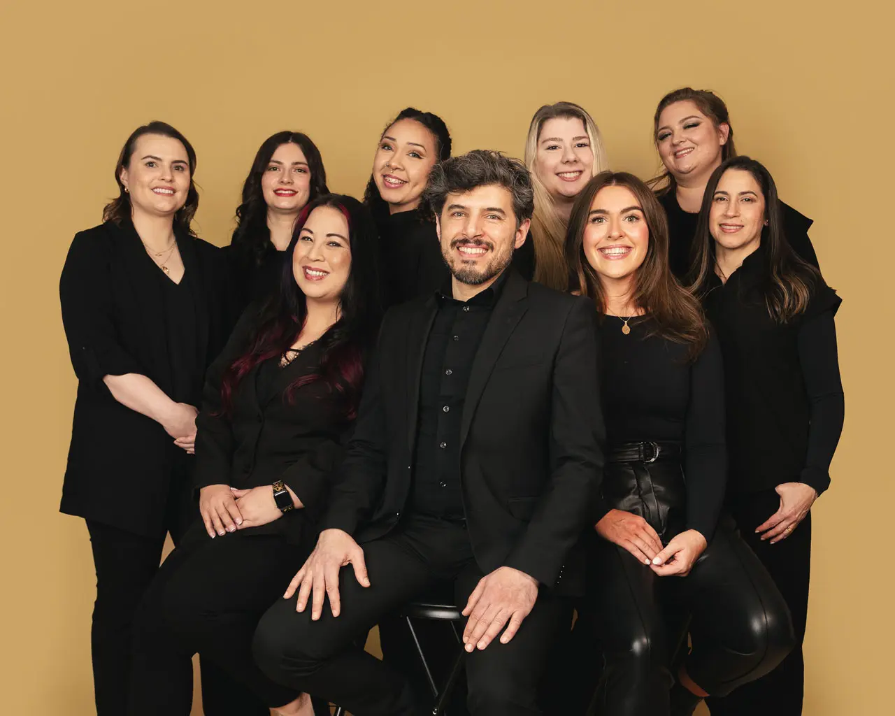 Group photo of the Rochester Hills Team at Daia Orthodontics & TMJ Orthopedics